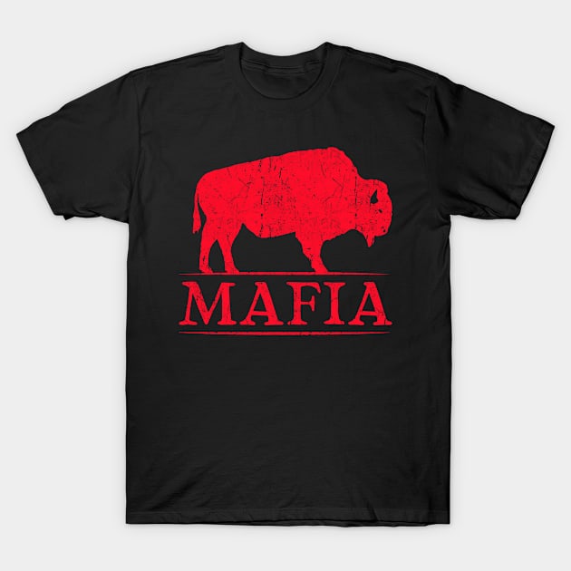 Mafia Red Football T-Shirt by Cooldruck